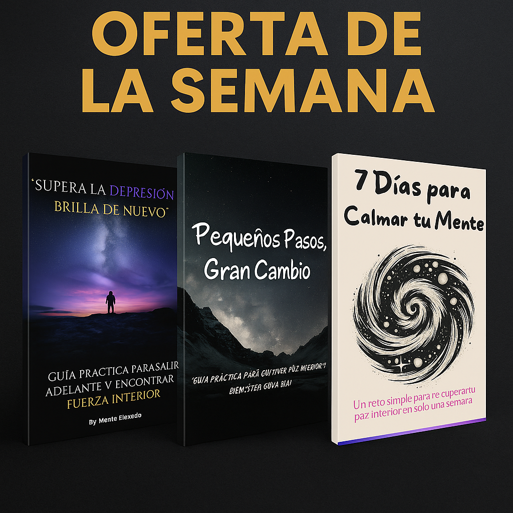 “Colección Completa Mente Elevado 💡 — 3 E-books para transformar tu vida”